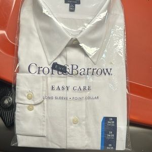 Men’s Croft and Barrow Men’s white dress shirt